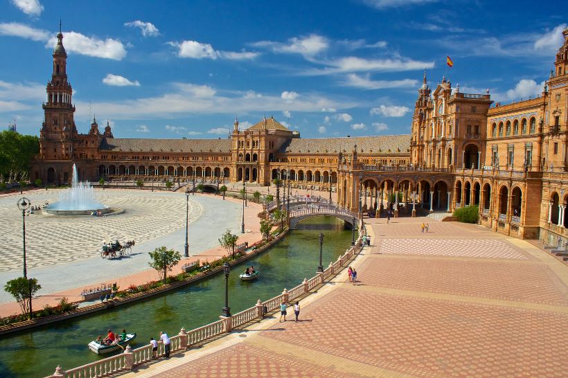 Plaza de España in Sevilla – Ibero-Amerikanische Ausstellung 1929