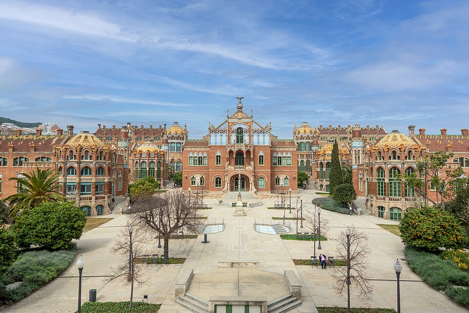 Hospital de la Santa Creu i Sant Pau, ein modernistischer Komplex als Gesundheitsstadt
