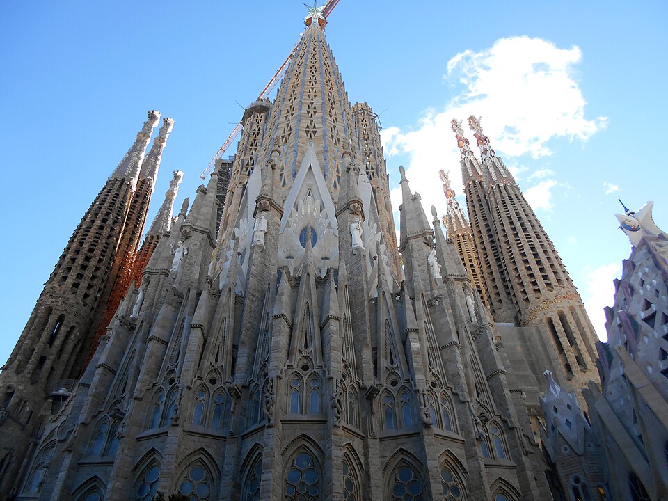 Expiatorium der Sagrada Família, eine modernistische katholische Basilika von Antoni Gaudí