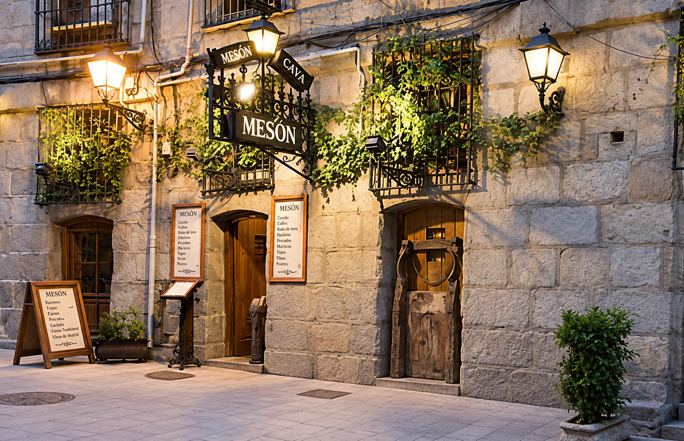 Die Mesones der Cava de San Miguel: Tortilla, Sardellen und Champignons an Madrids Plaza Mayor